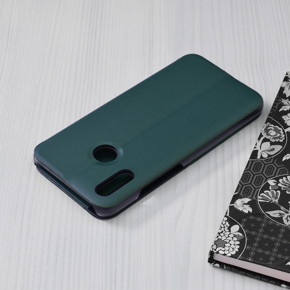 Husa de protectie Techsuit eFold Series compatibila cu Huawei P20 lite, acoperire spate, verde inchis