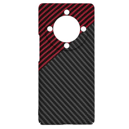 Husa de protectie Techsuit Carbonite FiberShell compatibila cu Honor Magic5 Lite , acoperire spate, rosu si negru