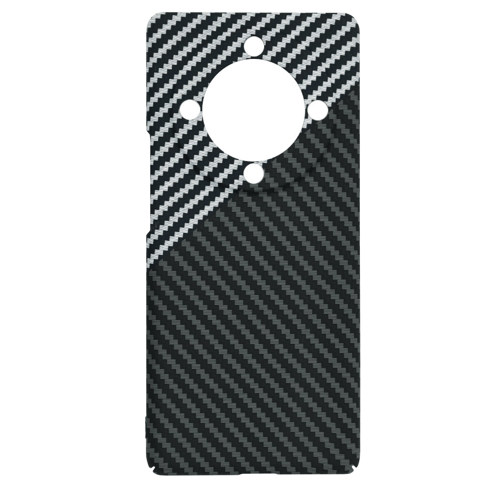 Husa de protectie Techsuit Carbonite FiberShell compatibila cu Honor Magic5 Lite , acoperire spate, argintiu si negru