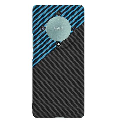Husa de protectie Techsuit Carbonite FiberShell compatibila cu Honor Magic5 Lite , acoperire spate, albastru si negru