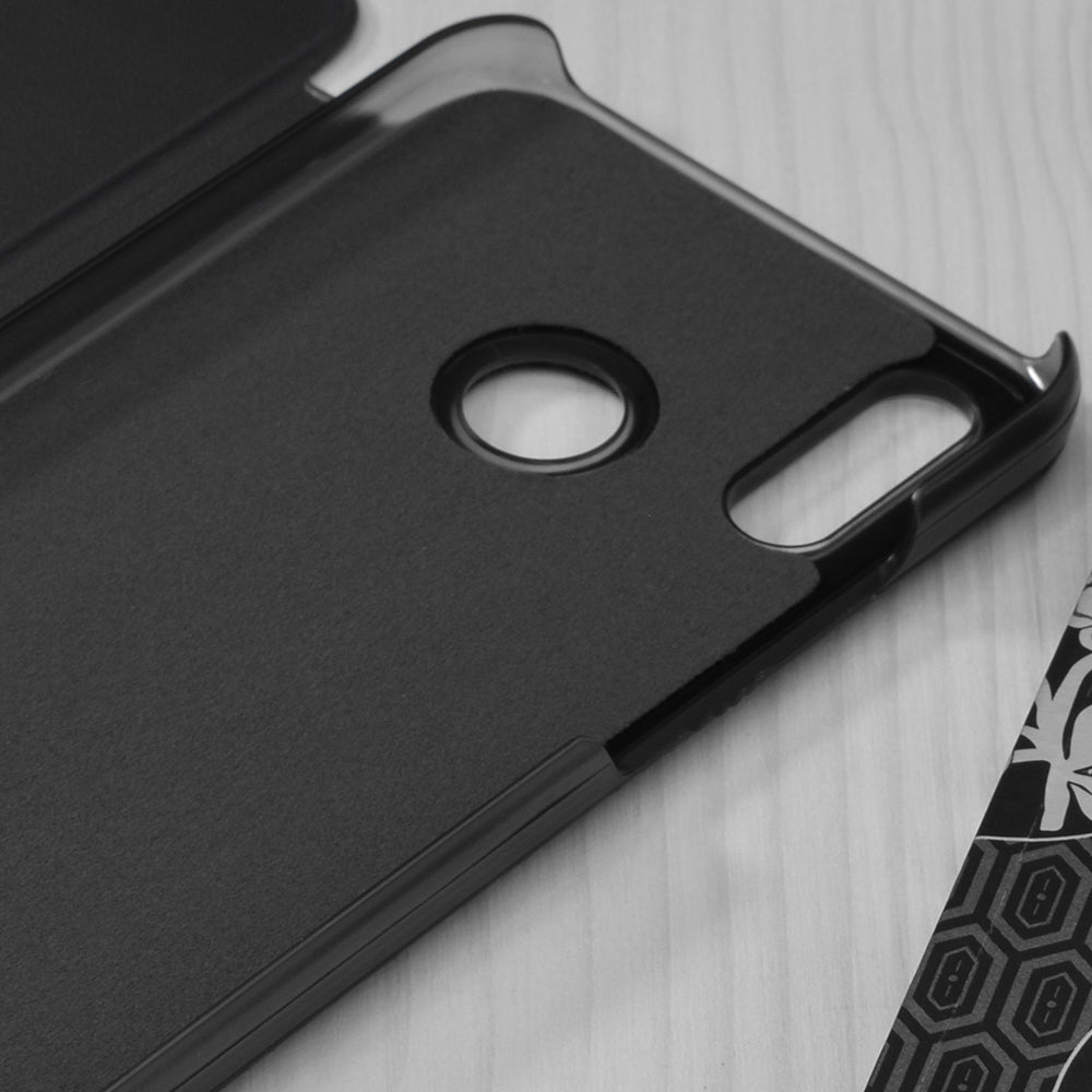 Husa de protectie Techsuit eFold Series compatibila cu Huawei P20 lite, acoperire spate, negru