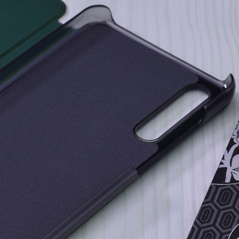 Husa de protectie Techsuit eFold Series compatibila cu Huawei P20 Pro, acoperire spate, verde inchis
