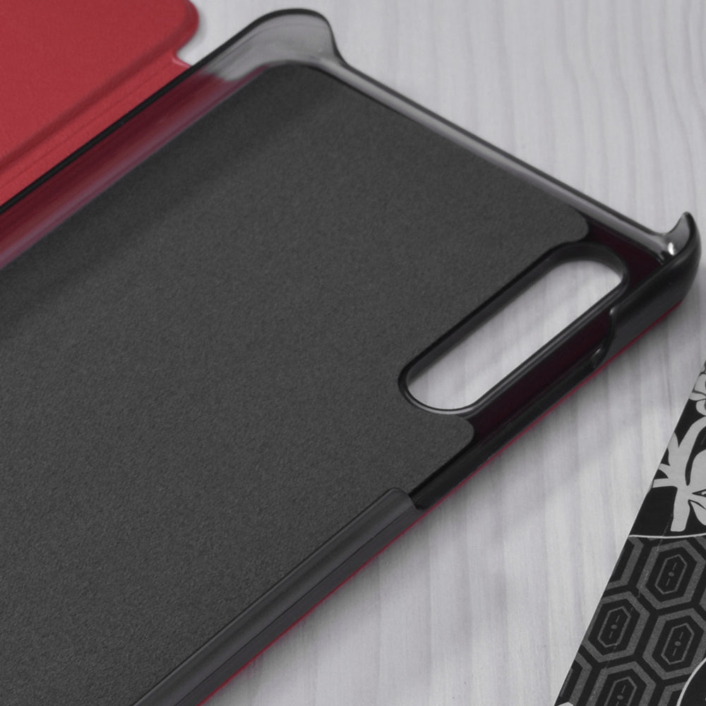 Husa de protectie Techsuit eFold Series compatibila cu Huawei P20 Pro, acoperire spate, rosu