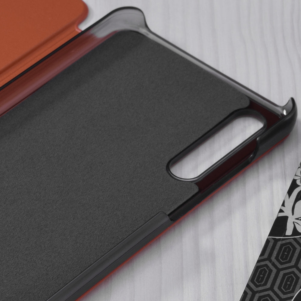 Husa de protectie Techsuit eFold Series compatibila cu Huawei P20 Pro, acoperire spate, oranj