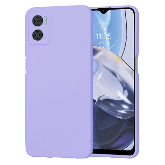 Husa de protectie Techsuit SoftFlex compatibila cu Motorola Moto E22, acoperire spate, violet