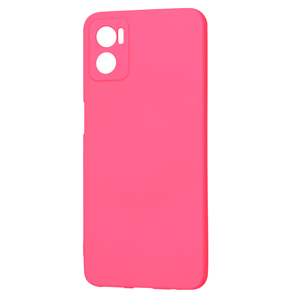Husa de protectie Techsuit SoftFlex compatibila cu Motorola Moto E22, acoperire spate, roz neon