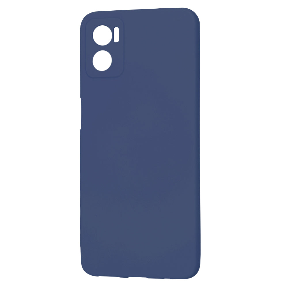 Husa de protectie Techsuit SoftFlex compatibila cu Motorola Moto E22, acoperire spate, albastru inchis