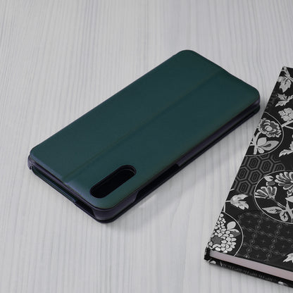 Husa de protectie Techsuit eFold Series compatibila cu Huawei P20, acoperire spate, verde inchis
