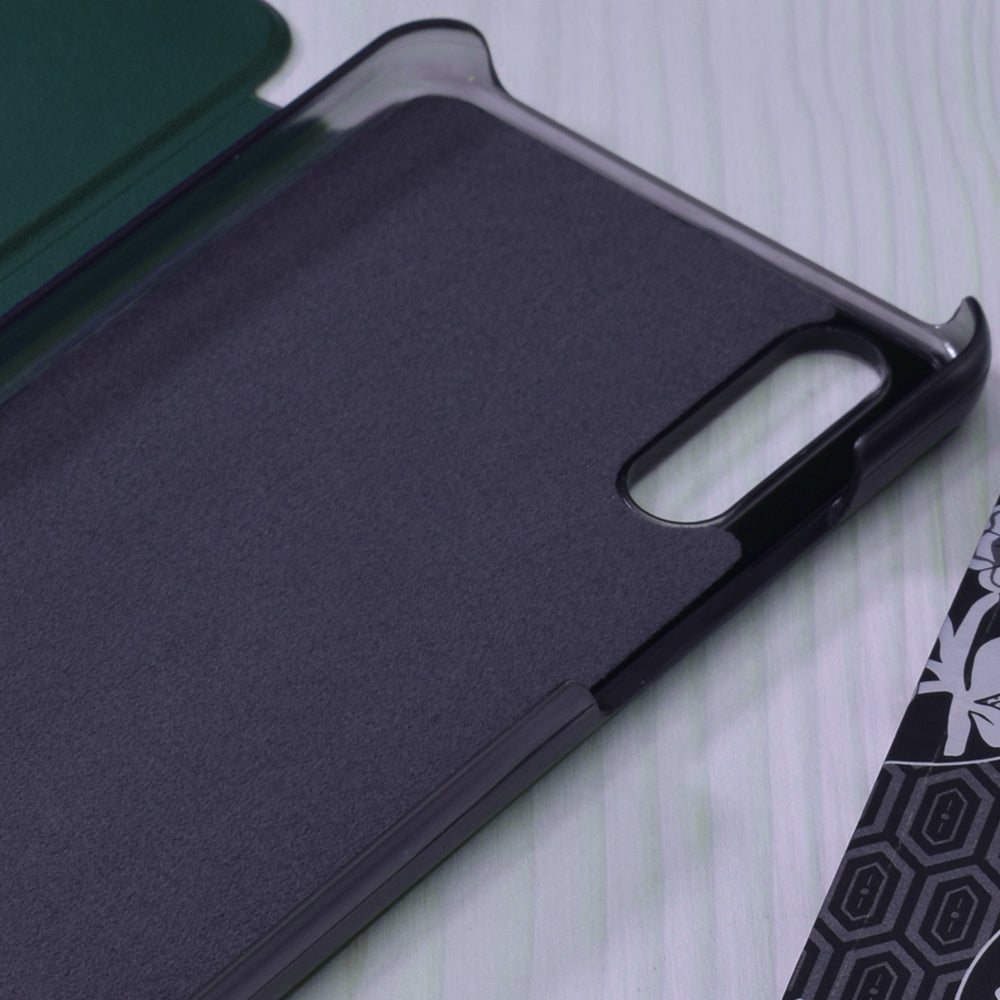 Husa de protectie Techsuit eFold Series compatibila cu Huawei P20, acoperire spate, verde inchis
