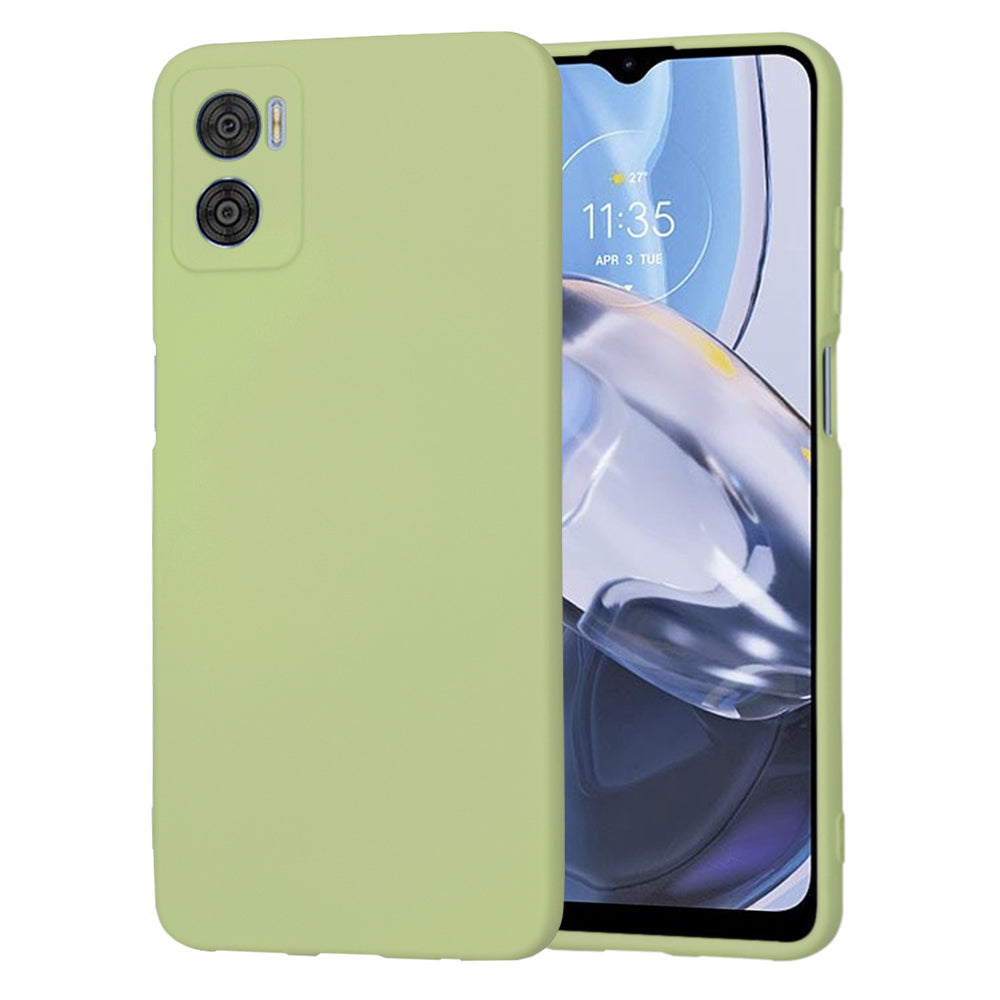 Husa de protectie Techsuit SoftFlex compatibila cu Motorola Moto E22, acoperire spate, verde kaki