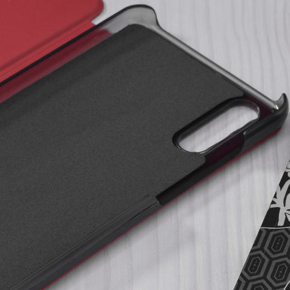 Husa de protectie Techsuit eFold Series compatibila cu Huawei P20, acoperire spate, rosu