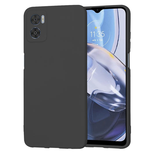 Husa de protectie Techsuit SoftFlex compatibila cu Motorola Moto E22, acoperire spate, negru