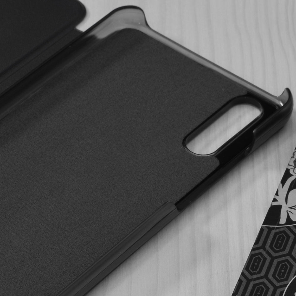 Husa de protectie Techsuit eFold Series compatibila cu Huawei P20, acoperire spate, negru