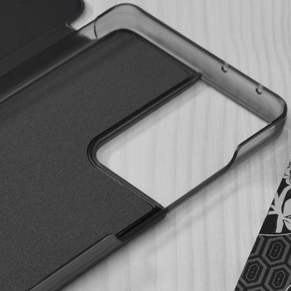 Husa de protectie Techsuit eFold Series compatibila cu Samsung Galaxy S21 Ultra, acoperire spate, negru