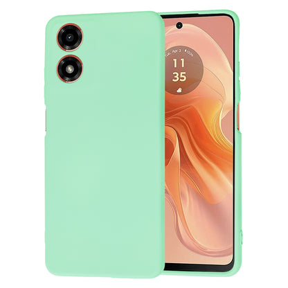 Husa de protectie Techsuit SoftFlex compatibila cu Motorola Moto G04s, acoperire spate, verde menta