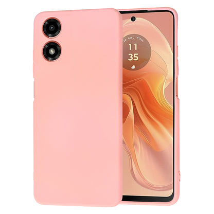 Husa de protectie Techsuit SoftFlex compatibila cu Motorola Moto G04s, acoperire spate, roz deschis