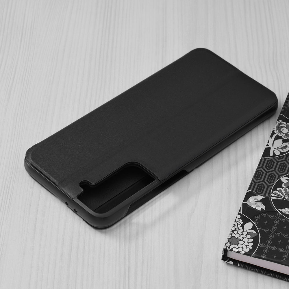 Husa de protectie Techsuit eFold Series compatibila cu Samsung Galaxy S21, acoperire spate, negru