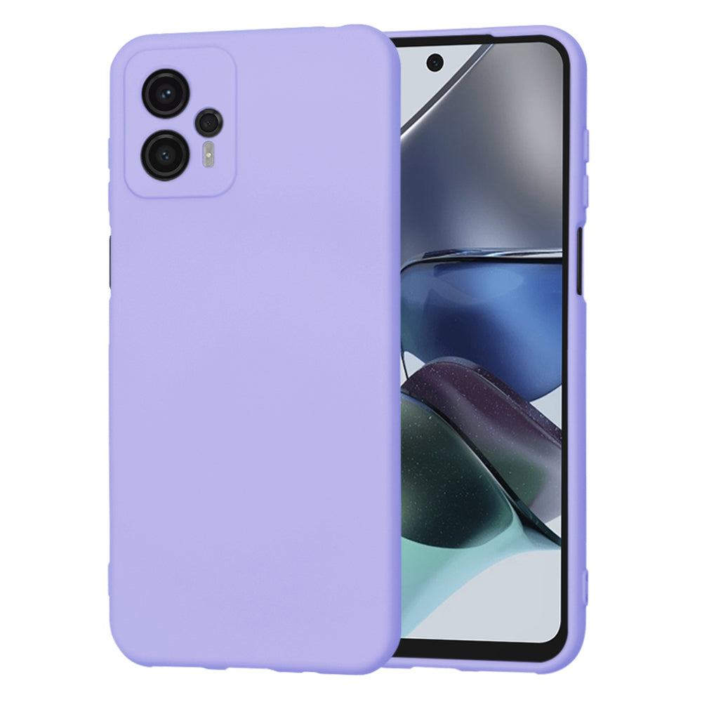 Husa de protectie Techsuit SoftFlex compatibila cu Motorola Moto G23, acoperire spate, violet
