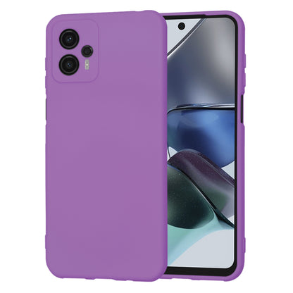 Husa de protectie Techsuit SoftFlex compatibila cu Motorola Moto G23, acoperire spate, mov