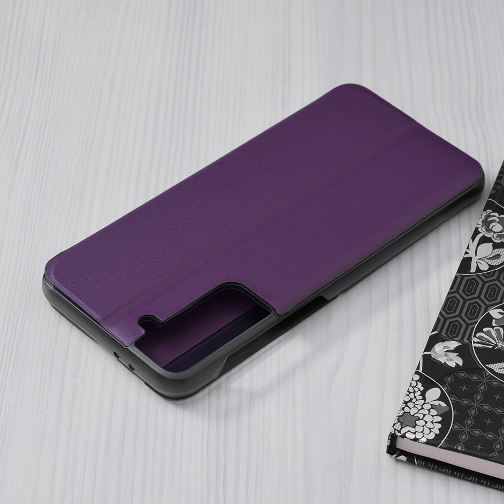 Husa de protectie Techsuit eFold Series compatibila cu Samsung Galaxy S21, acoperire spate, mov