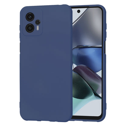 Husa de protectie Techsuit SoftFlex compatibila cu Motorola Moto G23, acoperire spate, albastru inchis