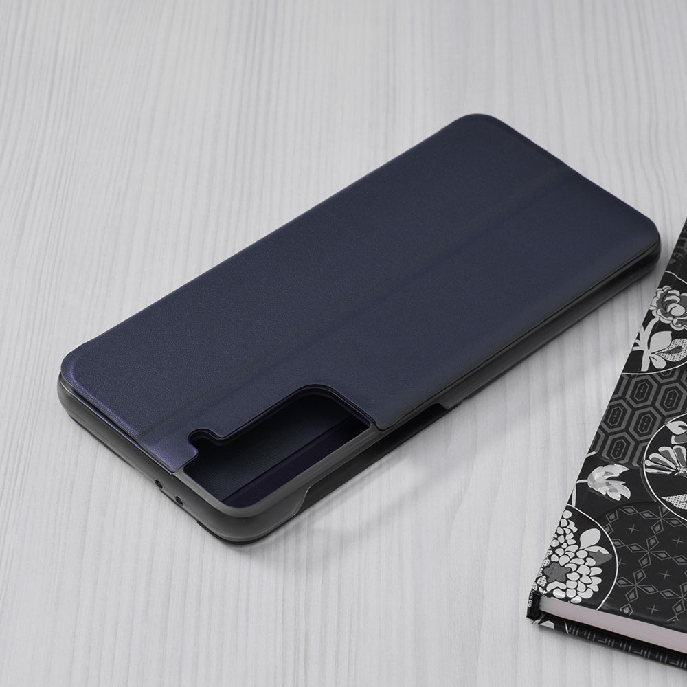 Husa de protectie Techsuit eFold Series compatibila cu Samsung Galaxy S21, acoperire spate, albastru