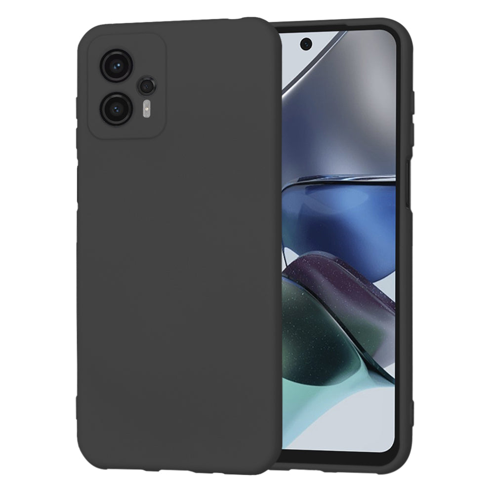 Husa de protectie Techsuit SoftFlex compatibila cu Motorola Moto G23, acoperire spate, negru