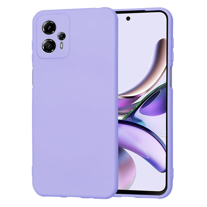 Husa de protectie Techsuit SoftFlex compatibila cu Motorola Moto G13, acoperire spate, violet