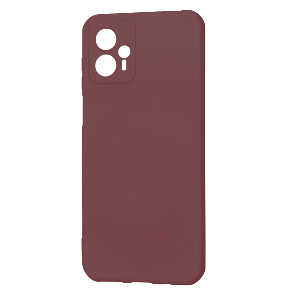 Husa de protectie Techsuit SoftFlex compatibila cu Motorola Moto G13, acoperire spate, visiniu