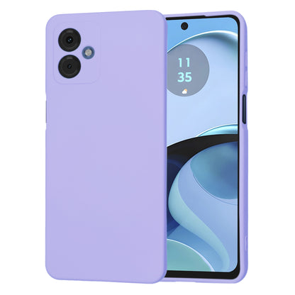 Husa de protectie Techsuit SoftFlex compatibila cu Motorola Moto G14, acoperire spate, violet