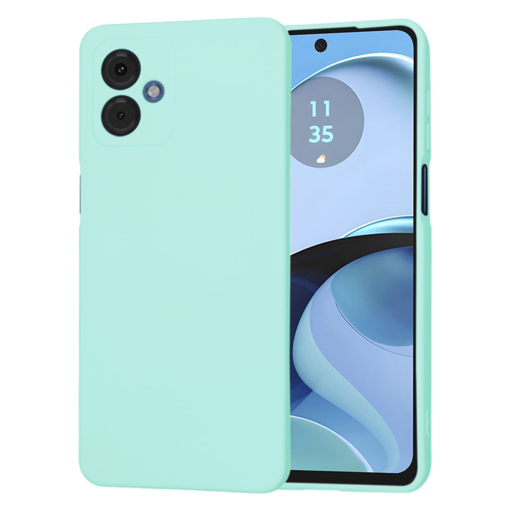Husa de protectie Techsuit SoftFlex compatibila cu Motorola Moto G14, acoperire spate, albastru deschis