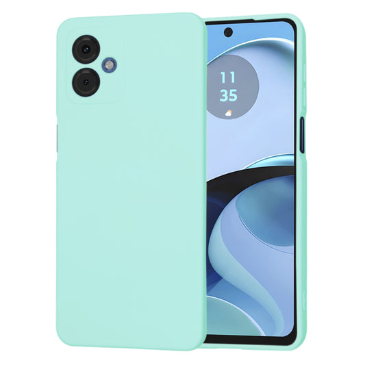 Husa de protectie Techsuit SoftFlex compatibila cu Motorola Moto G14, acoperire spate, albastru deschis