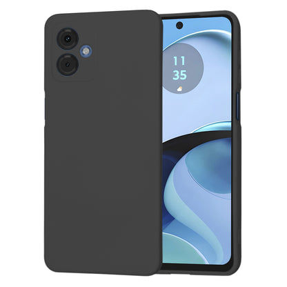 Husa de protectie Techsuit SoftFlex compatibila cu Motorola Moto G14, acoperire spate, negru