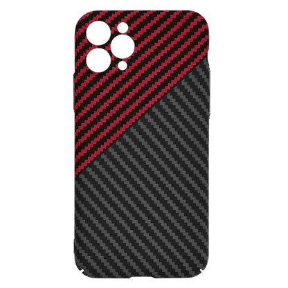 Husa de protectie Techsuit Carbonite FiberShell compatibila cu Apple iPhone 11 Pro , acoperire spate, rosu si negru