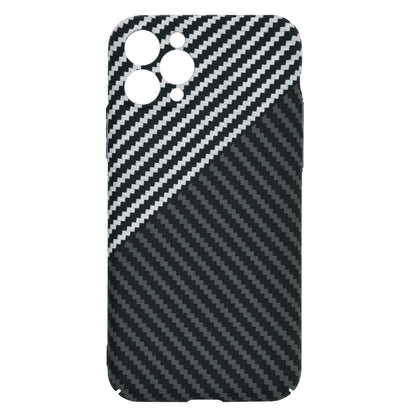 Husa de protectie Techsuit Carbonite FiberShell compatibila cu Apple iPhone 11 Pro , acoperire spate, argintiu si negru