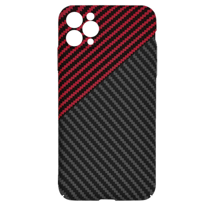 Husa de protectie Techsuit Carbonite FiberShell compatibila cu Apple iPhone 11 Pro Max , acoperire spate, rosu si negru