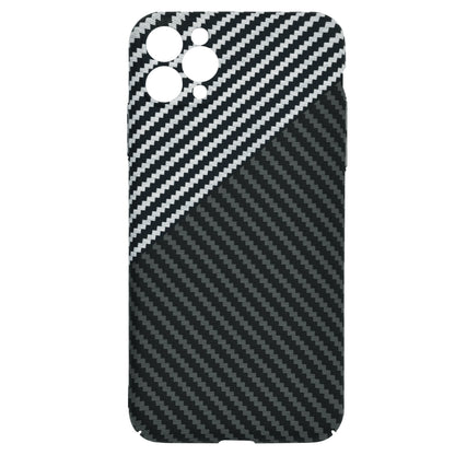 Husa de protectie Techsuit Carbonite FiberShell compatibila cu Apple iPhone 11 Pro Max , acoperire spate, argintiu si negru