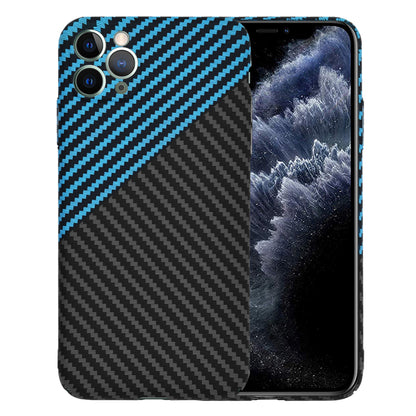 Husa de protectie Techsuit Carbonite FiberShell compatibila cu Apple iPhone 11 Pro Max , acoperire spate, albastru si negru