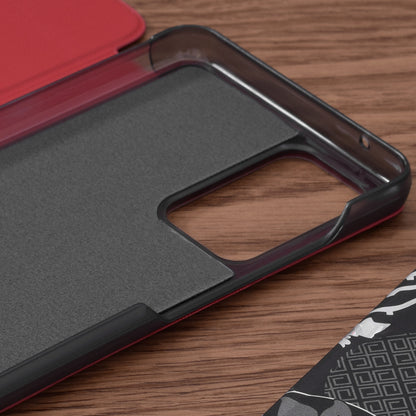 Husa de protectie Techsuit eFold Series compatibila cu Samsung Galaxy A52 4G, acoperire spate, rosu