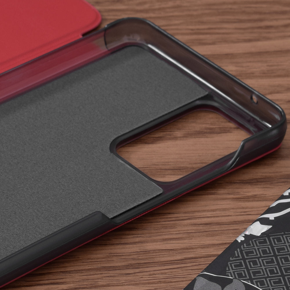 Husa de protectie Techsuit eFold Series compatibila cu Samsung Galaxy A52s 5G, acoperire spate, rosu