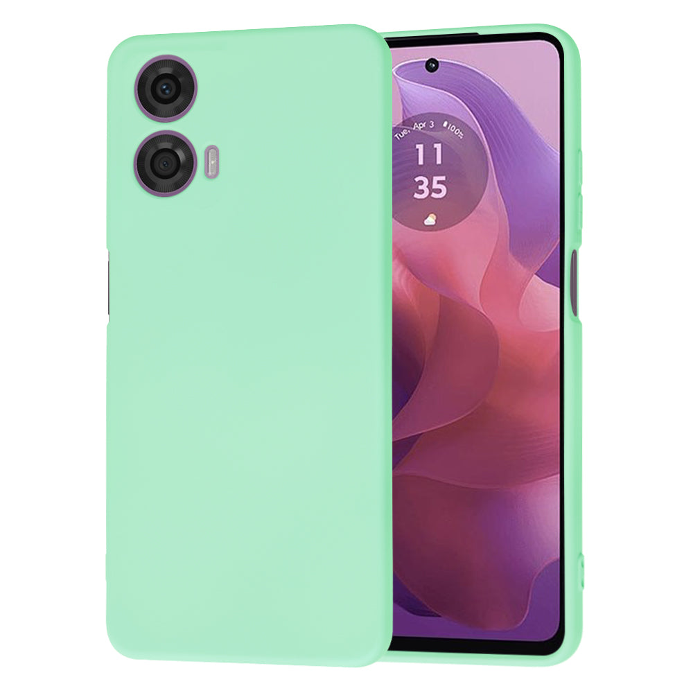Husa de protectie Techsuit SoftFlex compatibila cu Motorola Moto G24, acoperire spate, verde menta