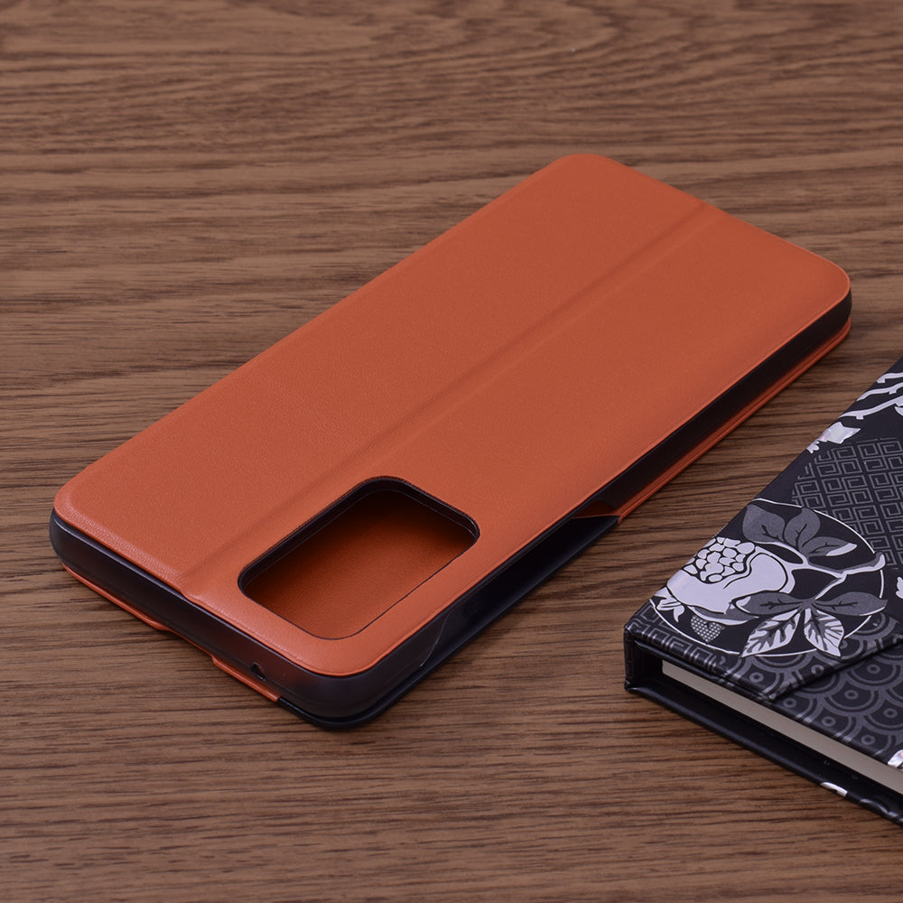 Husa de protectie Techsuit eFold Series compatibila cu Samsung Galaxy A52 4G, acoperire spate, oranj