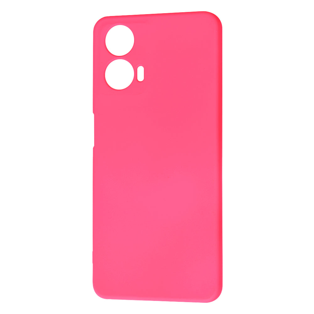 Husa de protectie Techsuit SoftFlex compatibila cu Motorola Moto G24, acoperire spate, roz neon