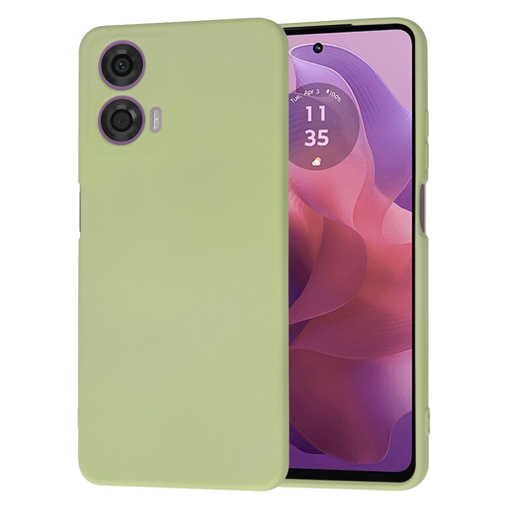 Husa de protectie Techsuit SoftFlex compatibila cu Motorola Moto G24, acoperire spate, verde kaki