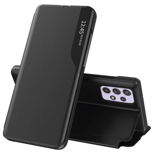 Husa de protectie Techsuit eFold Series compatibila cu Samsung Galaxy A52 4G, acoperire spate, negru