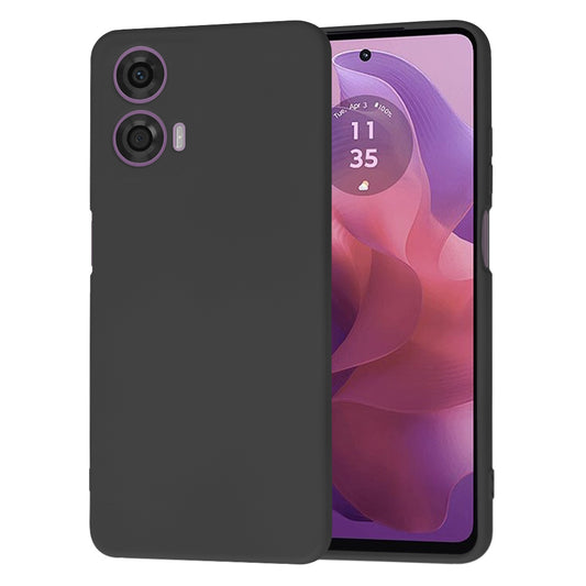 Husa de protectie Techsuit SoftFlex compatibila cu Motorola Moto G24, acoperire spate, negru