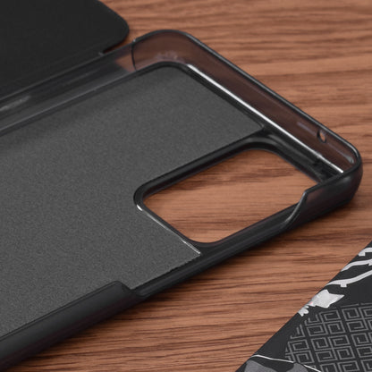 Husa de protectie Techsuit eFold Series compatibila cu Samsung Galaxy A52 5G, acoperire spate, negru
