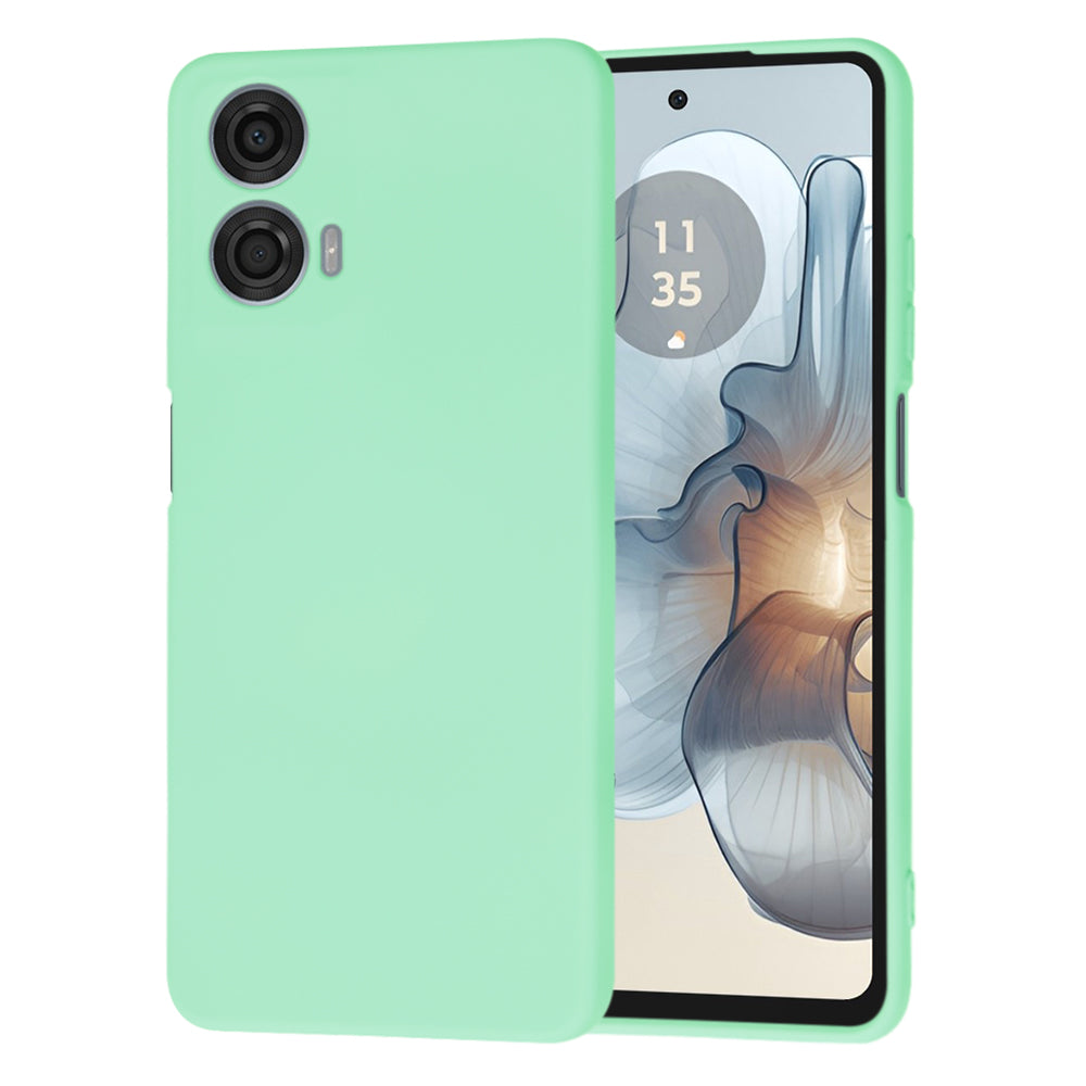 Husa de protectie Techsuit SoftFlex compatibila cu Motorola Moto G24 Power, acoperire spate, verde menta