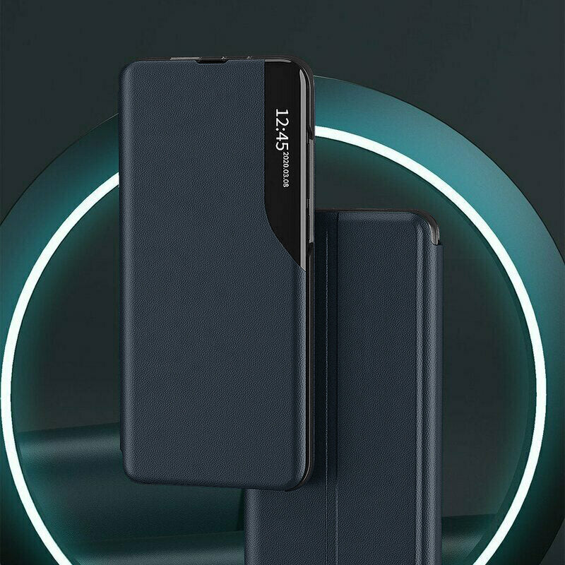Husa de protectie Techsuit eFold Series compatibila cu Samsung Galaxy A52 4G, acoperire spate, albastru