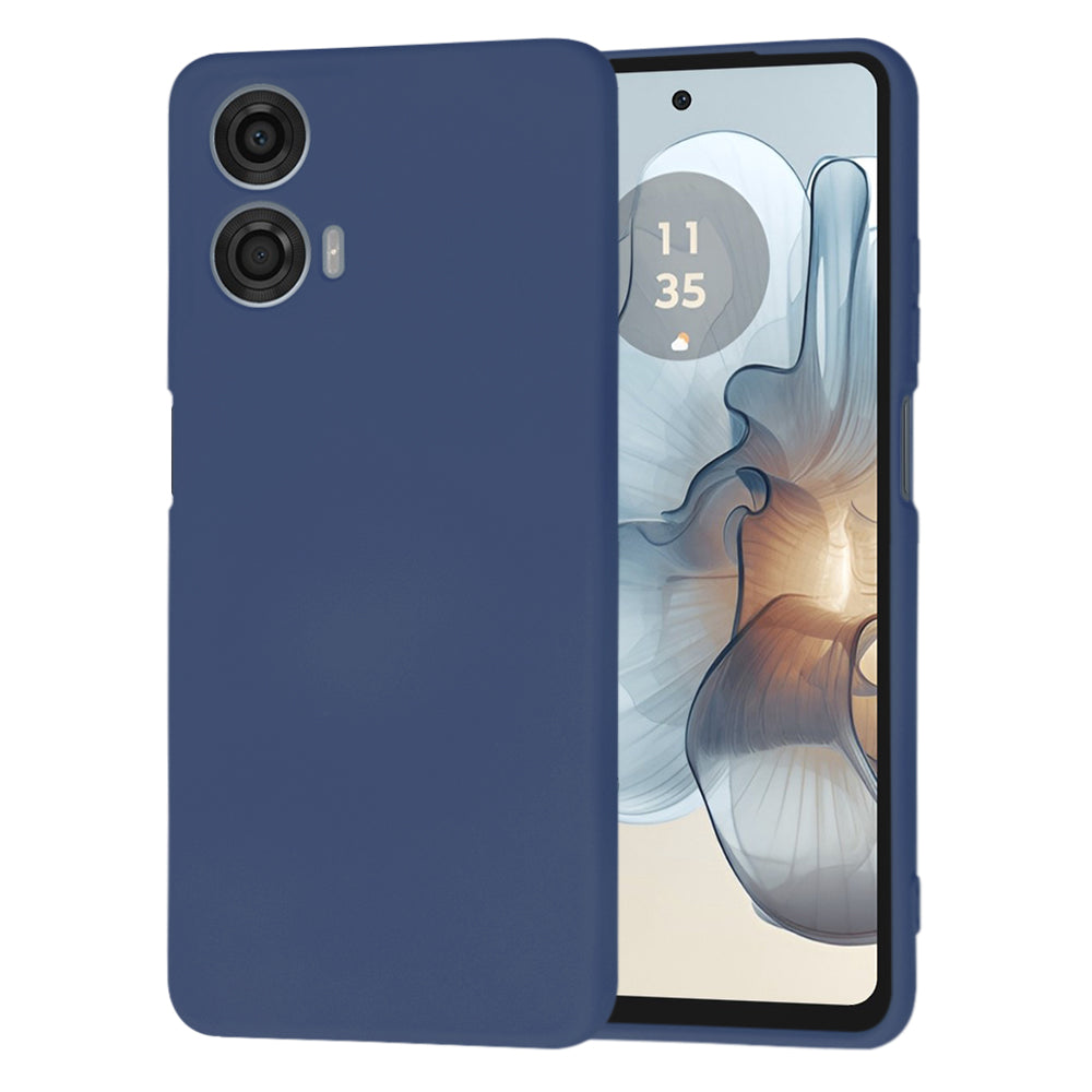 Husa de protectie Techsuit SoftFlex compatibila cu Motorola Moto G24 Power, acoperire spate, albastru inchis